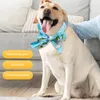 Colliers pour chiens été refroidissement pour animaux de compagnie écharpe de glace serviette fraîche coup de chaleur chiens collier de chats réglable bavoir pour chat fournitures