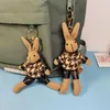 Keychains Cute Plush Doll Keychain For Women Girl Animal Dolls Pendant Key Chain Bag Keyring Llavero Luxury Jewelry