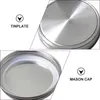 Butelki do przechowywania 20pcs Canning Tinplate Cap Secure słoik szklany pokrywka zasilania butelek