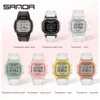 Armbanduhren SANDA Transparente Armbanduhr Sport Frauen Männer Uhren Mode Freizeit LED Digitaluhr Schwimmen Relogio feminino
