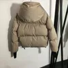 Vintervärmning Parkas Fashion Hooded Zipper Jackets 2 Färger Personlighet Designer Down Coat Windproof Outerwear
