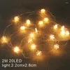 Décorations de noël LED vacances lumière décoration lampe chambre décor guirlande année guirlande lumineuse père noël accessoires A75963