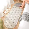 Carpets Oval Bedside Furry Rug Bedroom Long Foot Mat Super Soft Lamb Wool Living Room Decorative Carpet Non-slip Absorbent Door