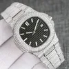 Diamond Mens Watch Casual 2024Wristwatch Automatisk mekanisk armbandsur 40mm Stainls Steel Strap Sahire Life Waterproof Montre de LuxeldyJivvk4DCC 351521