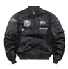 Herrenjacken 2022 Chaquetas Para Hombre benutzerdefinierte lässige winddichte Pilotenjacke übergroße Flugsatin-Winterjacke für Oberbekleidung Bomber Herrenjacke T221017