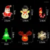 Str￤ngar 2m 20LED JUL SNOWMAN LED SNOWFLAKING Small Cane Tree Copper Wire Lantern String 2022 Dekorationer