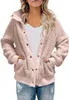 Frauen Pelz Plüsch Mantel Dicke Flauschige Tasche Strickjacke Frau Jacke frauen Solide einreiher Lamm Casual Lose Pelzigen winter