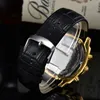 Luxury Top Class Man's Quartz Watch Business Sports Multi-Function Tre Eye Six Ago Casetto in acciaio inossidabile Waterrofon Cangole