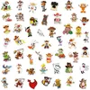 50 pièces autocollants animaux mignons pour enfants adolescents vinyle autocollant étanche pour ordinateur portable pare-chocs planche à roulettes bouteilles d'eau ordinateur téléphone BP-312