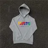 Hoodie Trapstar Full Tracksuit Tracksuit Rainbow Towel Decodering Decodeing Wooded Sportswear Men and Women Sportswear Suit Shipper Site Size XL