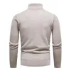 Herrtröjor tröja män mode vintage mönster lapptäcke hösten wnter turtlene stickade toppar pullover mens casual smal varm stickad g221018