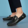 Yrzl Size 48 Loafers Men Luxury Fashion Driving Black Loafers Мужское скольжение на обуви Компонированные повседневные мокасины мужчины Loafers 220221