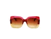 Designer-Damensonnenbrille, Damensonnenbrille, Attidute-Brille, klassische Sonnenbrille mit kontrahiertem Farbton, schwarz-weiße Brille, Sommer-Sonnenbrille für Damen