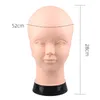 ممارسة الماكياج عارضة أزياء نموذج wig hat عرض الدعائم