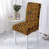 Chair Covers Stretch Universal Size Abstract Geometric Elastic Kitchen Seat Cover Anti-dirty Washable For Wedding Party Decor