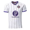 23 24 Maillots de football Toulouse DALLINGA ROUAULT Maillot de pied KID KITS 2024 Chemises de football ABOUKHLHL ONAIWU CHAIBI GENREAU NICOLAISEN SUAZO DESLER COSTA CISSOKO