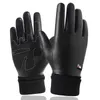 Ski Gloves Leather Winter Men Women Warm Thermal Fleece Touchscreen Waterproof Outdoor Run Snow Motorcycle Riding L221017