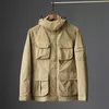 Giacche da uomo Primavera Autunno Giacca da esterno Uomo Antivento Impermeabile Multitasche Moda Cappotto cargo Tendenza Felpe con cappuccio Capispalla Ropa Hombre T221017