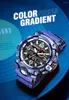 Montres-bracelets 2022 SMAEL hommes bleu grand cadran Sport montres jeunes hommes étanche Led numérique analogique Quartz Relogios Masculinos