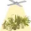 Grow Lights Plant Growing Lamp ljusd ljus t￤ckning Multi-blad f￤llbar design f￶r inomhusv￤xter full spektrum