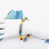 Link Bracelets Fashion Colorful Beads Bangles Cute Hand Accessories LOVE Couple For Women And Men Party Jewelry