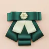 Bow Ties British Men Women Wedding Suit Party Neck Shirt Pin Clips Tie Cravat Child Girl Eloy Pearl Rhinestone Slipsi Ribbon Bowtie