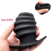 Articoli di bellezza Bdsm parafuso oco expandir anal plug dildo butt dilatador clistere macio espculo prostata massagem sm brinquedos sexyuais para mulher homem