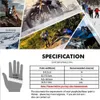 Rękawiczki narciarskie newBoler -40 ° Cyklowanie zimowe 100% wodoodporne rower termiczny pełny palec motocyklowy motocykl rowerowy L221017