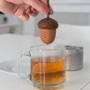 Acorn Shape Tea Infusers Spice Diffuser Silicone Bag Siler Infuser Kök Tillbehör Gadgets RRA17