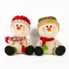 New Arival 27cm 크리스마스 선물 눈사람 인형 Navidad 크리스마스 장식 펜던트 장난감 축제 어린이를위한 선물