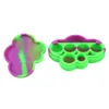Smoking accessories large cloud shape silicone smke oil containers dab jars nonstick unbreak grade boxes storage