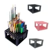 96 Hole Pencil Brush Holder Desk Stand Organizer Holding Rack for Pens Paint Brushes Colored Pencils MarkersBrushes L29K 220510