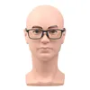 Bald Mannequin Head Display Stand with Shoulder Mask Hat Model Props Men