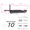 Massager Erwachsene Doppel -Penetration Dildo 10 Modus Vibrator Männer an Penis Vagina Stecker Erwachsener Sexspielzeug für Paare 8417488