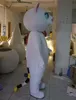 2022 Discount factory sale Ventilation a lady white cat mascot costume for adult to wear