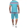 Men's Tracksuits Years Suit For Men Men's 2 Pieces Athletic Sports Sets T Shirt And Shorts Set Mesh Tracksuit Outfits Mens Vintage Suits