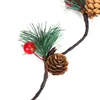 Strings Pine Cone String Lights 2m 20LED Coni di Natale per la decorazione della ghirlanda dell'albero della ghirlanda di Natale