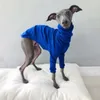 Vêtements pour chiens col haut fil à deux pattes vêtements pour animaux de compagnie lévrier Whippet veste manteau Stretch col roulé pyjamas S-5XL