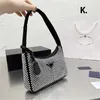 hobo bag zipper wallet women black handbag evening shoulder crystal Diamond Dot Shimmer Fashion luxury designer bags wallet purse handbags borsa borse sacoche sac