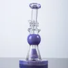 Pyramide Design Glass Bong Hookahs Korte Nect Mondstuk Waterpijpen Douchekop Percolie Dab Rigs met kom 14 mm vrouwelijke gewrichtige glazen bongs