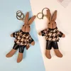 Porte-clés mignon poupée en peluche porte-clés pour femmes fille animaux poupées pendentif porte-clés sac porte-clés Llavero bijoux de luxe