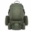 Acampamento quente outlife 50l ao ar livre molle militar tático mochila saco de esportes à prova dwaterproof água caminhadas mochila viagem