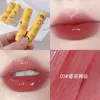 Läppglans Korea Kawaii Tint Pulpeur Natural Liquid Lipstick Långvarig hög glans Non-Sticky Crystal Jelly Korean