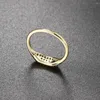 Кластерные кольца тренд минималистский кольцо укладки для женщин изящный цирконий золотой цвет Кристаллические аксессуары