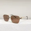 Leisure Classic Designer Sunglasses Женщины C Decor Glasses Business Optical Frames Carti Eyewear Peach Metal украшение