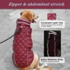 Dog Apparel Winter Thick Large Dog Clothes Waterproof Soft Warm Dog Coat Jacket Reflective Pet Clothing Vest for Medium Large Dogs Pitbull T221018