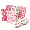 Gift Wrap Merry Christmas Paper Boxes Cookies Candy Pack Box Treat Bag Xmas Year S For Kids Favors Noel