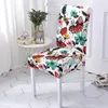 Chair Covers Stretch Universal Size Abstract Geometric Elastic Kitchen Seat Cover Anti-dirty Washable For Wedding Party Decor