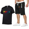 Tracksuits voor heren Fashion Men Tracksuit sets zomers shorts en t -shirt set kleding outfits joggingpakken voor sportkleding heren's