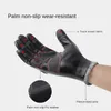 Ski Gloves Winter Men Women Warm Thermal Fleece Leather with Zipper Windproof Waterproof Snow Snowboard Touch L221017